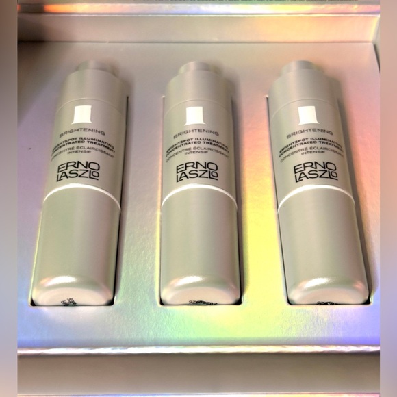 Erno Laszlo BrightSpot Illuminating Serum Set Face & Neck Brightening 3x10ml NIB - Picture 7 of 9